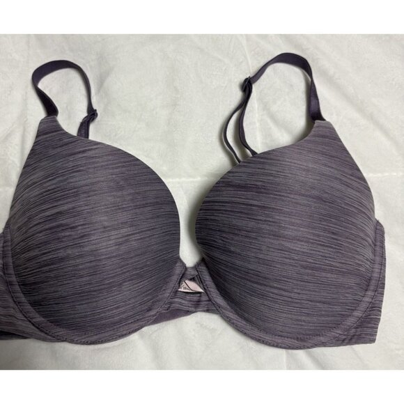 Victoria’s Secret Bra Body By Victoria Perfect Shape 34D Underwire Purple - Picture 1 of 4